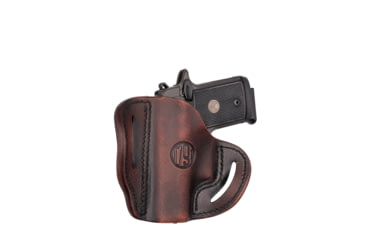 Image of 1791 Gunleather BHC- Open Top Belt Holster for Small and Micro-Frame Firearms, Colt 1911 3in, Sig P365, Right Hand, Size C, Vintage, Vintage, C, BHC-VTG-R