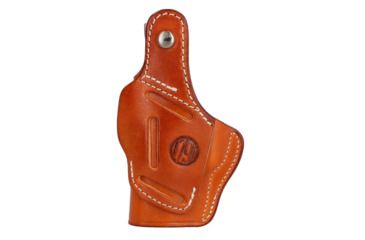 Image of 1791 Gunleather BHT3- Open Top Multi-Fit Thumb Break Holster, S&amp;W MP9/MP40, Taurus PT111, Right Hand, Classic Brown, Size 3, BHT-3-CBR-R