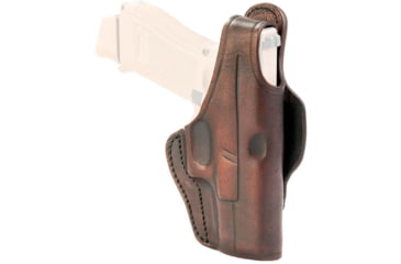 Image of 1791 Gunleather BHT3- Open Top Multi-Fit Thumb Break Holster, S&amp;W MP9/MP40, Taurus PT111, Right Hand, Signature Brown, Size 3, BHT-3-SBR-R
