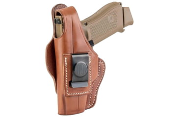 Image of 1791 Gunleather BHT4- Open Top Thumb Break Holster, Glock 17/19, Walther P99, Sig P225, Right Hand, Classic Brown, Size 4, BHT-4-CBR-R