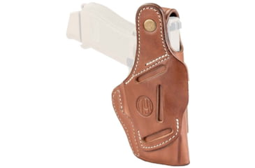 Image of 1791 Gunleather BHT4- Open Top Thumb Break Holster, Glock 17/19, Walther P99, Sig P225, Right Hand, Classic Brown, Size 4, BHT-4-CBR-R