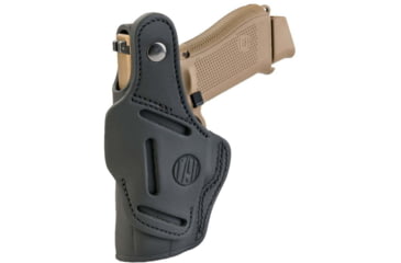 Image of 1791 Gunleather BHT4- Open Top Thumb Break Holster, Glock 17/19, Walther P99, Sig P225, Left Hand, Stealth Black, Size 4, BHT-4-SBL-L