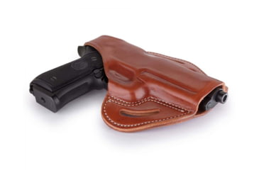 Image of 1791 Gunleather BHX- Thumb Break Holster, Beretta 92FS, H&amp;K VP40, Styer M9-A1, Right Hand, Classic Brown, Size 4, BHX-4-CBR-R