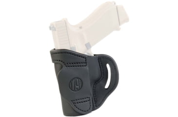 Image of 1791 Gunleather BL1P Belt Slide Holster, Colt Defender, Glock 25/27, Taurus G2c, Right Hand, Stealth Black, Size 3, BL1P-3-SBL-R