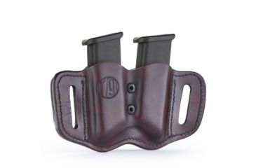 Image of 1791 Gunleather Double Magazine Holster for Polymer Double Stack, Signature Brown, Size 2.2, MAG-F-2.2-SBR-A