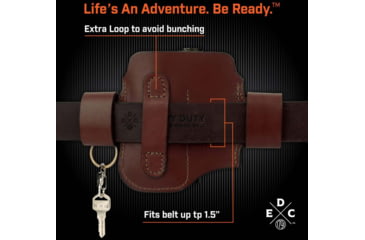Image of 1791 Gunleather EDC Standard Action Snap Organizer, Large Flex, Chestnut, ST-AS-LF-CHN-A