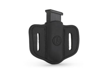 Image of 1791 Gunleather MAG 1.2- Single Magazine Holster for Double Stack Mags, Stealth Black, Size 1.2, MAG-1.2-SBL-A