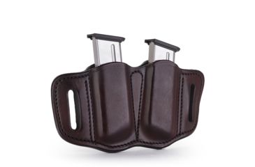 Image of 1791 Gunleather MAG 2.1- Double Magazine Holster for Single Stack Mags, Signature Brown, Size 2.1, MAG-2.1-SBR-A