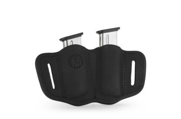 Image of 1791 Gunleather MAG 2.1- Double Magazine Holster for Single Stack Mags, Stealth Black, Size 2.1, MAG-2.1-SBL-A