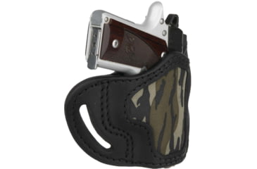 Image of 1791 Gunleather MOBH1BRWR BHC Mossy Oak/Brown Leather OWB 1911 4-5 Right Hand