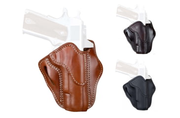 Image of 1791 Gunleather Optic Ready BH1 1911 Belt Holster, Classic Brown, Signature Brown, Stealth Black