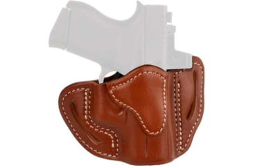 Image of 1791 Gunleather Optic Ready Open Top Multi-Fit Belt Holster Compact, 1911, 3in, Right, Classic Brown, OR-BHC-CBR-R