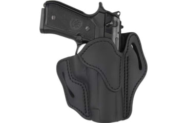 Image of 1791 Gunleather ORBH23SBLR BH2.3 Optic Ready Stealth Black Leather, OWB Open Top