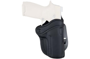 Image of 1791 Gunleather ORPDH24SBLR BH2.4 Optic Ready Black Leather OWB Sig P320/Sprgfld