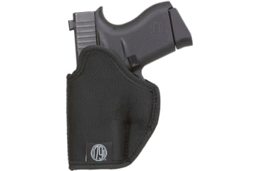 Image of 1791 Gunleather Premium Ballistic Nylon Size 3 IWB Holster, 1911 3in/ Bersa Thunder 380/ Glock 42/43/43X, Right Hand, Black, PN-IWB-3-BLK-R