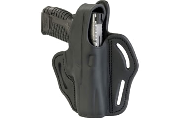 Image of 1791 Gunleather Revolver Thumbreak OWB Holster, RH, Stealth Black, 4, RVHX-4-SBL-R