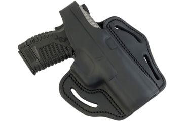 Image of 1791 Gunleather Revolver Thumbreak OWB Holster, RH, Stealth Black, 4, RVHX-4-SBL-R