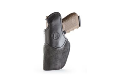 Image of 1791 Gunleather Rigid Concealment Holster, Bersa Thunder 380, Glock 43/43X, Sig 1911 3in, Right Hand, Black, Size 3, RCH-3-BLK-R