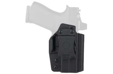 Image of 1791 Gunleather Kydex IWB Holster, Glock 43X MOS, Left Hand, Black, TAC-IWB-G43XMOS-BLK-L