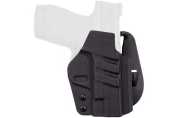Image of 1791 Gunleather Tactical G2C/G3 Kydex OWB/Paddle Holster, Taurus G2C, Right Hand, Black, TAC-OWB-G2C/G3-BLK-R