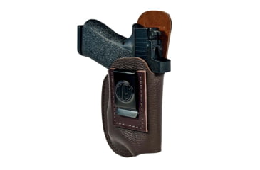 Image of 1791 Gunleather Optic Ready Light Bearing Fair Chase IWB Holster, Size 3, Right, Brown, ORLBFCD3BRWR