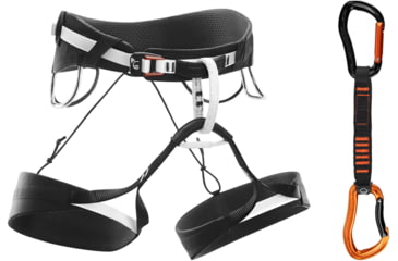 Image of 17cm Electron Sport Quickdraw in Orange/Black Bundle with M Black/White Mosquito Harness
