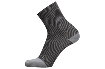 Image of GOREWEAR C3 Mid Socks in Graphite Grey/Black 10.5-12 Moisture Wicking 52E4E65C, 100227-9199-XL