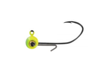 Image of Big Bite Baits Elite Jig, 6 per Pack, Lime/Chart, 1/32 oz, BBJ-ELITE