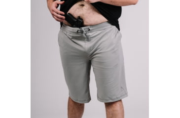 Image of Crucial Concealment Carrier Shorts 11 - Chalk Grey 7DF204B0, Included Retention Belt, 2XL, RB009005