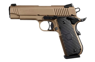 Image of SIG SAUER 1911 Fastback Emperor Scorpion Carry Pistol, .45 ACP, 4.2 in barrel, stainless steel frame, custom black G10 grip, recoil operated semi-automatic, SIGLITE night sights, 8 round magazine, 1911 FESC-1-FRRMPG