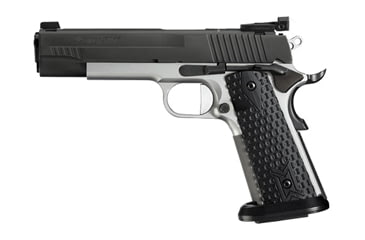 Image of SIG SAUER 1911 MAX Pistol, .45 ACP, 5 in barrel, stainless steel frame, Hogue G10 composite grip, recoil operated semi-automatic, fiber-optic front, adj. target rear, 8 round magazine, 1911 MAX-1-FRRMPG