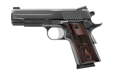Image of SIG SAUER 1911 RCS Revolution Pistol, .45 ACP, 4.25 in barrel, stainless steel frame, custom rosewood grip, recoil operated semi-automatic, Novak night sights, 6 round magazine, 1911 RCS Rev-1-FRRMPG