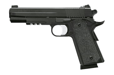 Image of SIG SAUER 1911 XO Revolution Pistol, .357 SIG, 5 in barrel, stainless steel frame, Ergogrip XT polymer grip, recoil operated semi-automatic, adjustable combat night sights, 8 round magazine, 1911 XO Rev-1-FRRMPG