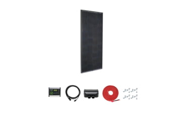 Image of Zamp Solar Legacy Black 190 Watt Deluxe Kit, Black, One Size, KIT1023