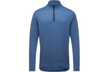 Image of GOREWEAR Everyday Mid 1/4 Zip Mens in Cargo Blue XL Regular fit Moisture Wicking B16C3C20, 101093-CA00-XXL