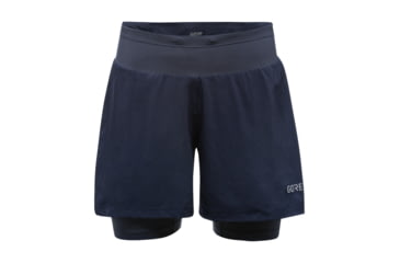Image of GOREWEAR R5 Womens 2in1 Running Shorts in Orbit Blue XS 0-2 Slim fit F995CD14, 100623-AU00-36