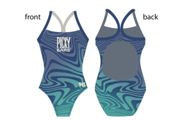 Image of BlueSeventy Picky Bar Custom Racerback - Women's, Blue, 28 US, 6837657927752