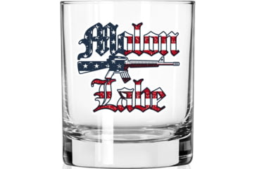 Image of 2 Monkey Trading Molon Labe America Glass Whiskey Glass, 11oz, 2M1022184S