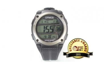 Image of 2015 Brilliance Awards OPMOD T.E.W. 1.0 Tactical Everyday Watch Black Case Grey Ring Black Strap 44mm CS007B-M