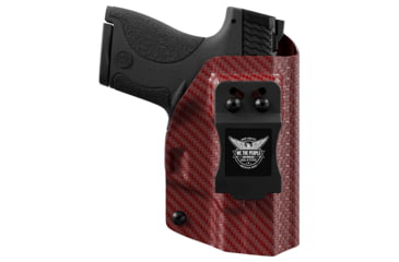 Image of We the People Holsters Red Carbon Fiber Custom Kydex Iwb Holster For Concealed Carry F0805760, 6880042254434