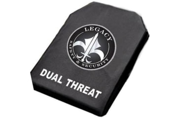 Image of 221B Tactical Legacy Dual Threat Level IIIA Armor Plate, Black, 6x6, LSSLIIIA6X6-BLK