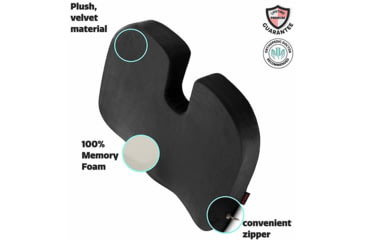 Image of 221B Tactical Solace Select Non-Slip Orthopedic Seat Cushion, Black, One Size, SSOSC-OS-BLK