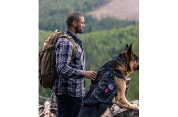 Image of 221B Tactical Titan Vest - K-9 Harness w/ Level IIIA K-9 Body Armor, Black, TTNV-WA-BLK