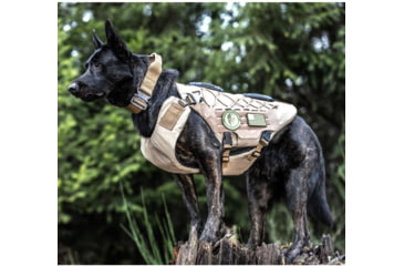 Image of 221B Tactical Titan Vest - K-9 Harness w/ Level IIIA K-9 Body Armor, Desert Tan, TTNV-WA-DTT
