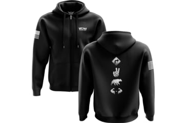Image of Wethepeopleholsters.Com Right 2 Bear Arms Zip Up Hoodie, right-2-bear-arms-zip-up-hoodie