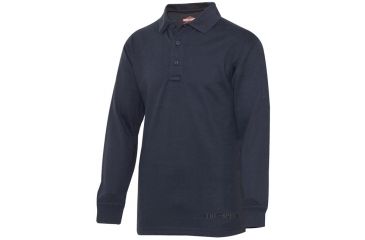 Image of 24 7 Series 4358009 Mens Long Sleeve Polo Shirt Navy