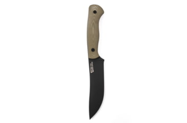 Image of Montana Knife Company Stonewall Skinner Fixed Blade Knives, 4.75 inch, 52100 Ball Bearing Steel, Fixed Blade, G-10 Handle, Olive, 9.25 inch, MKC-000415