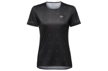 Image of GOREWEAR Contest Daily Running Tee Womens in Black Small 4-6 Slim fit 9EFA2AAD, 100888-9900-38