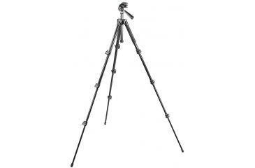 Image of Manfrotto 293 Compact Aluminum 4 Sect Tripod w/QR 3 Way Head MKManfrotto 293A4-A3RC1