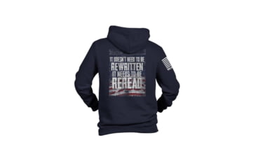 Image of Nine Line Reread Not Rewritten Hoodie Navy 2XL 54F21DAE, NVREREADHNAVY2XL